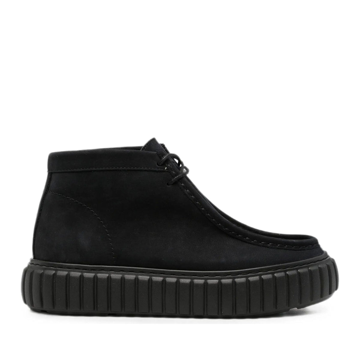 black casual closed booties