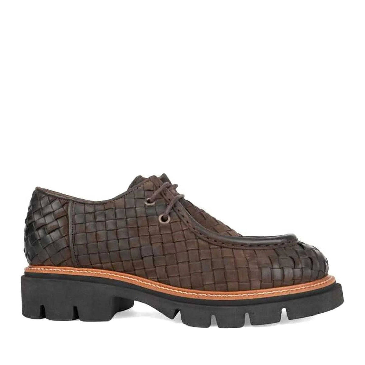 brown casual closed loafers