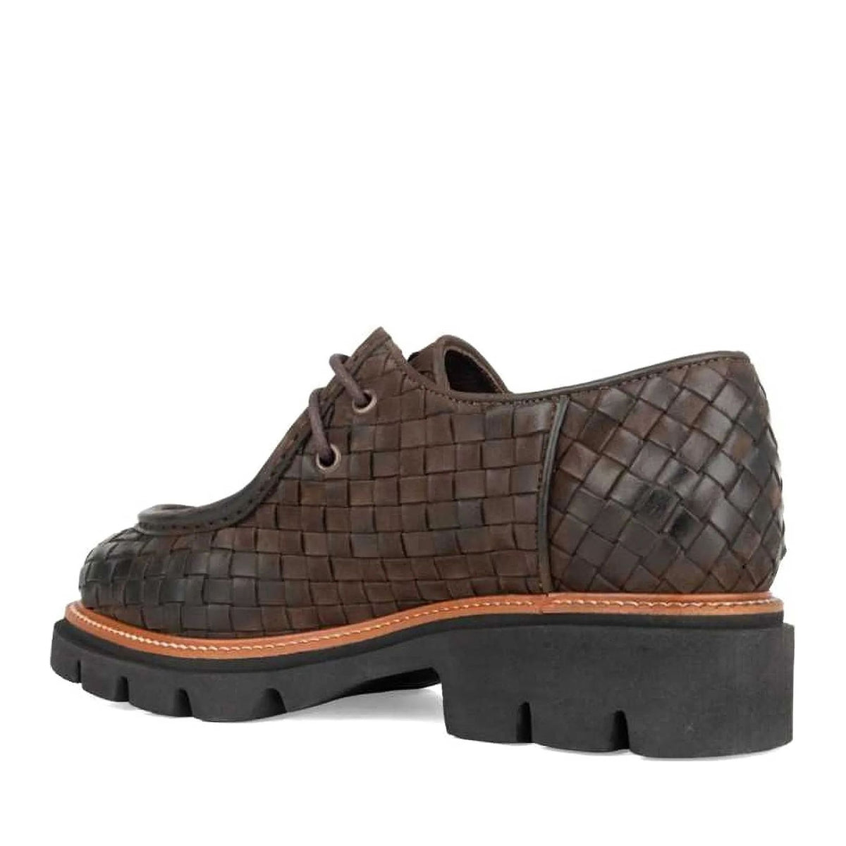 brown casual closed loafers