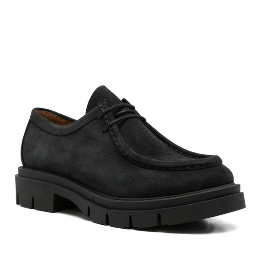 black casual closed loafers