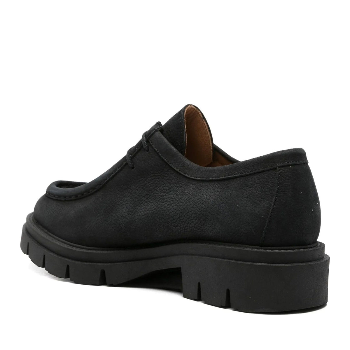 black casual closed loafers