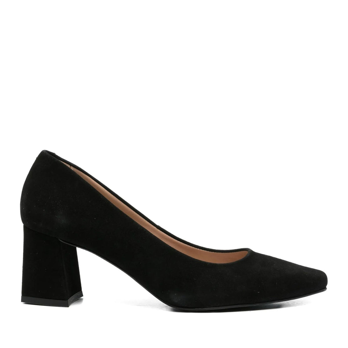 black classic closed pumps
