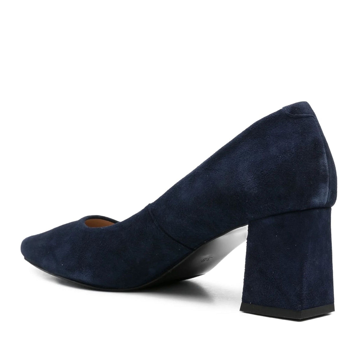 blue classic closed pumps
