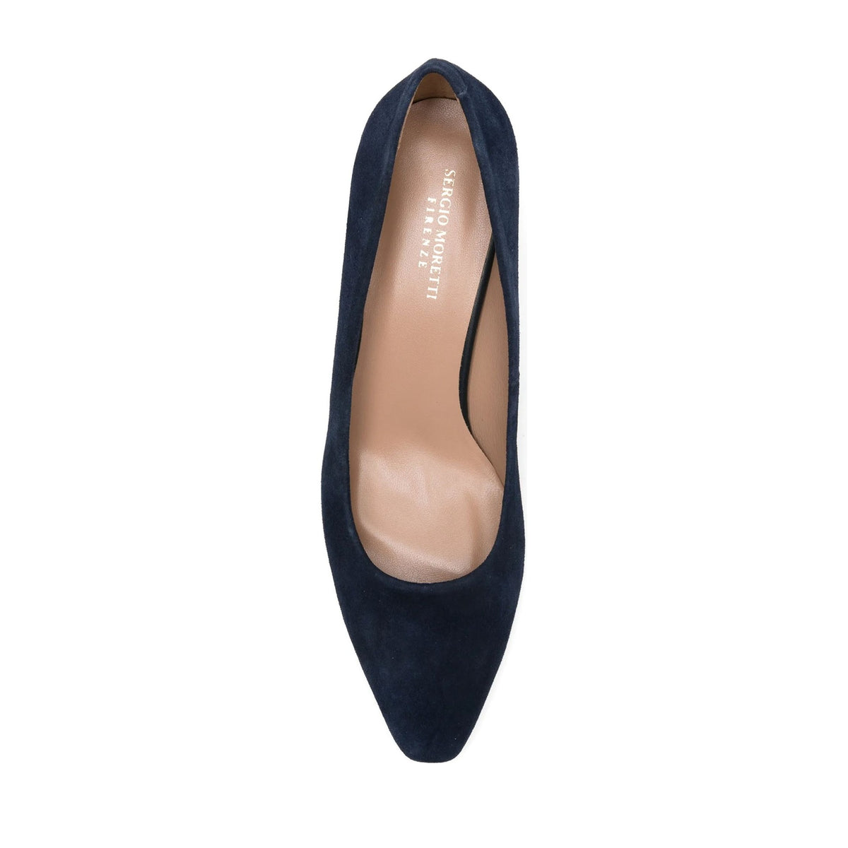 blue classic closed pumps