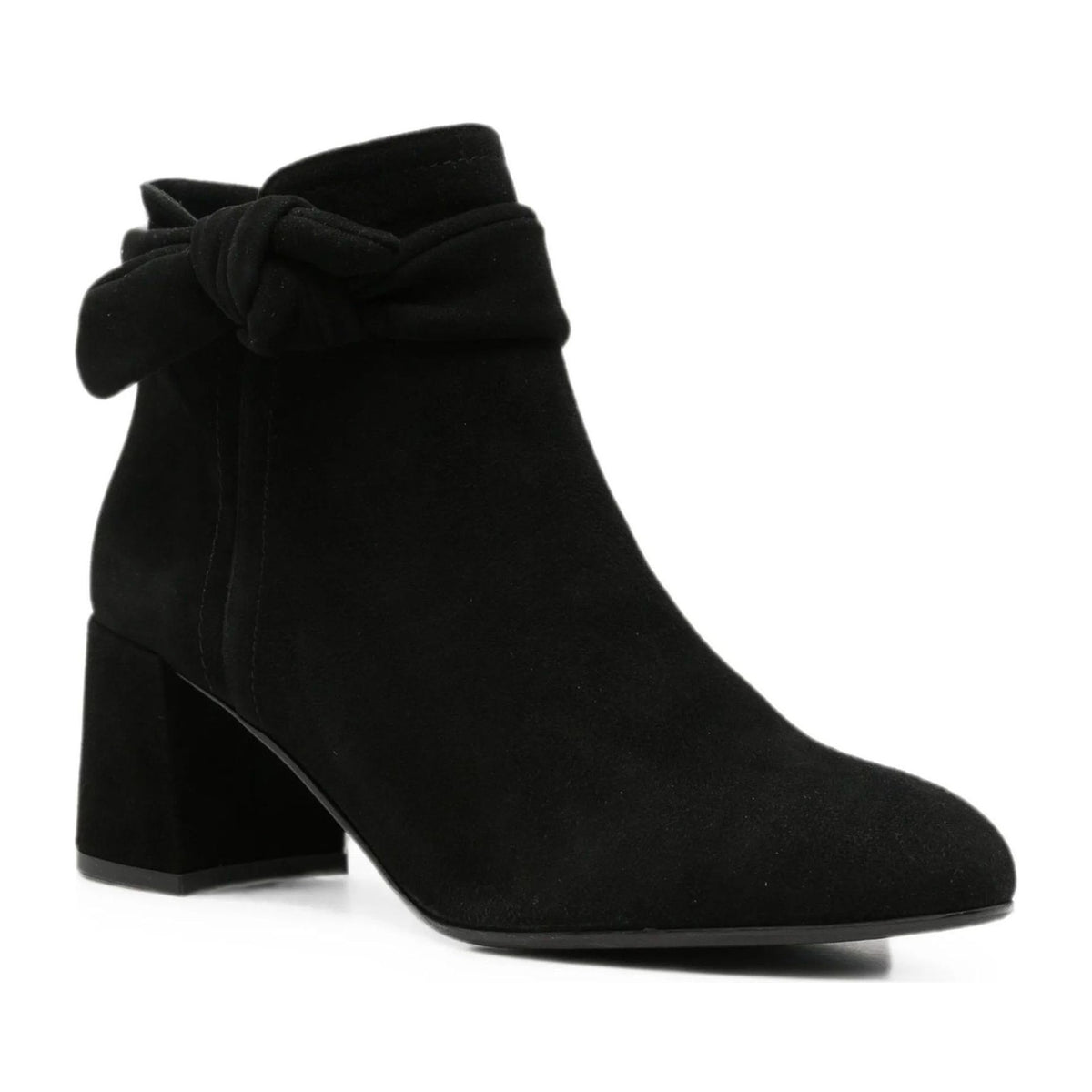 black classic closed booties