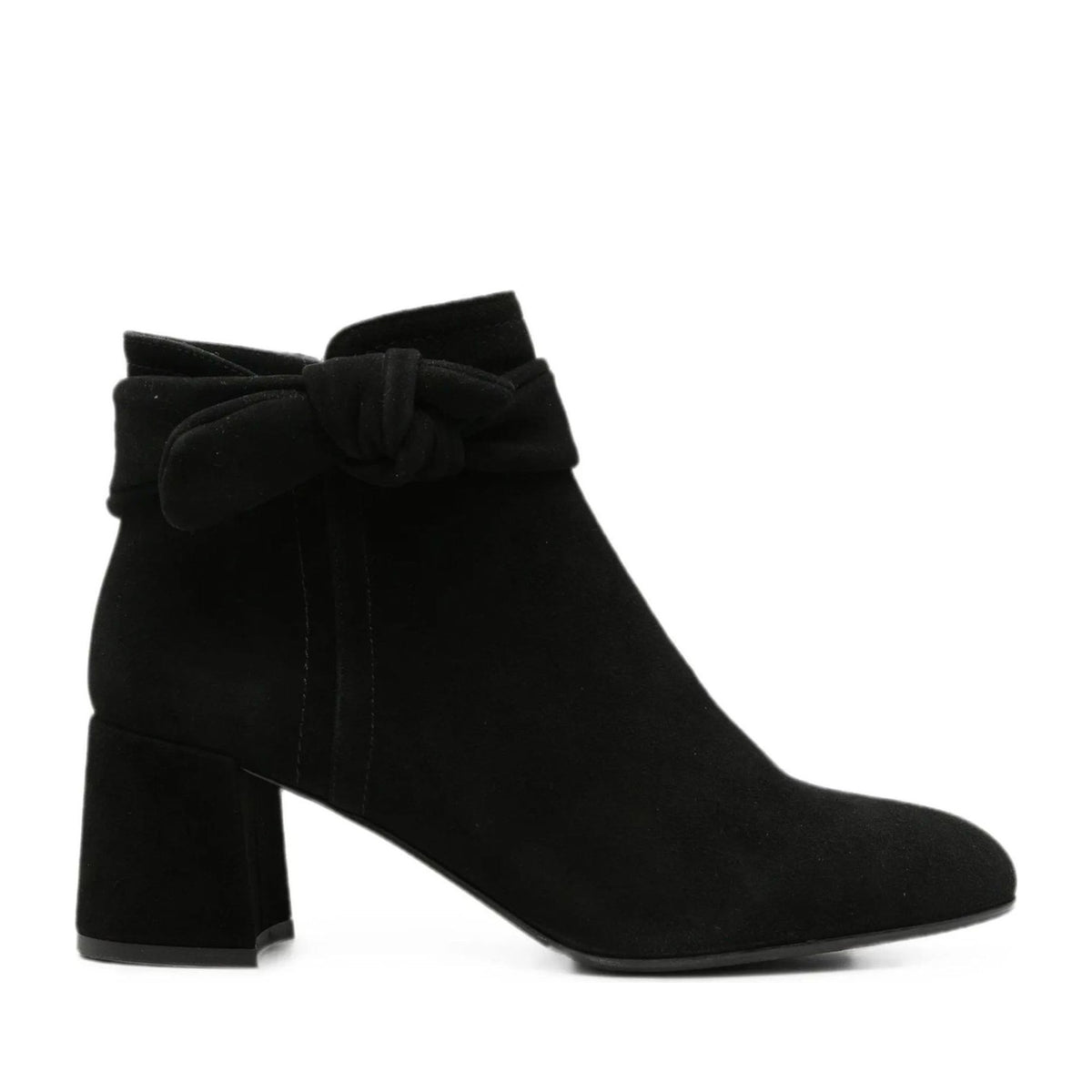 black classic closed booties