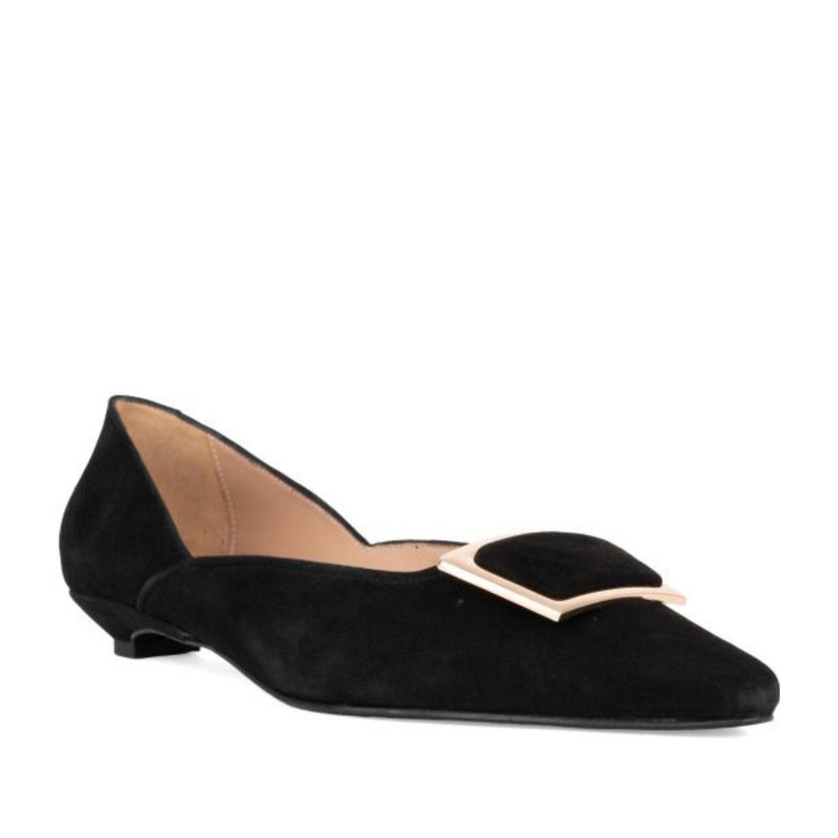 black classic closed ballerinas
