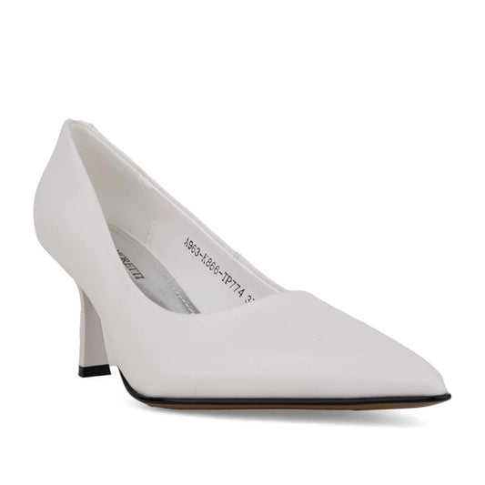 Women's White Dress Pumps