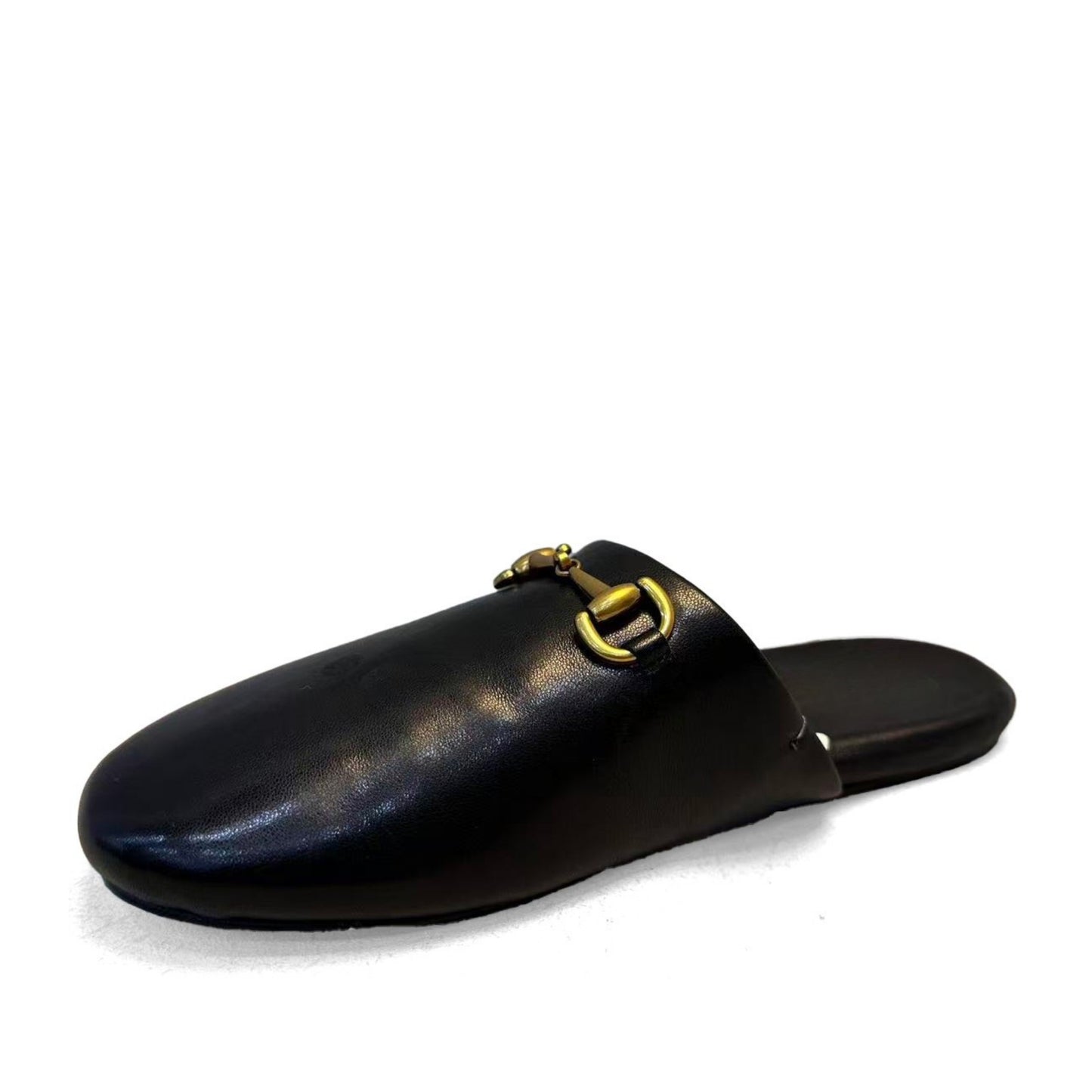 Women's Black Mule Slippers