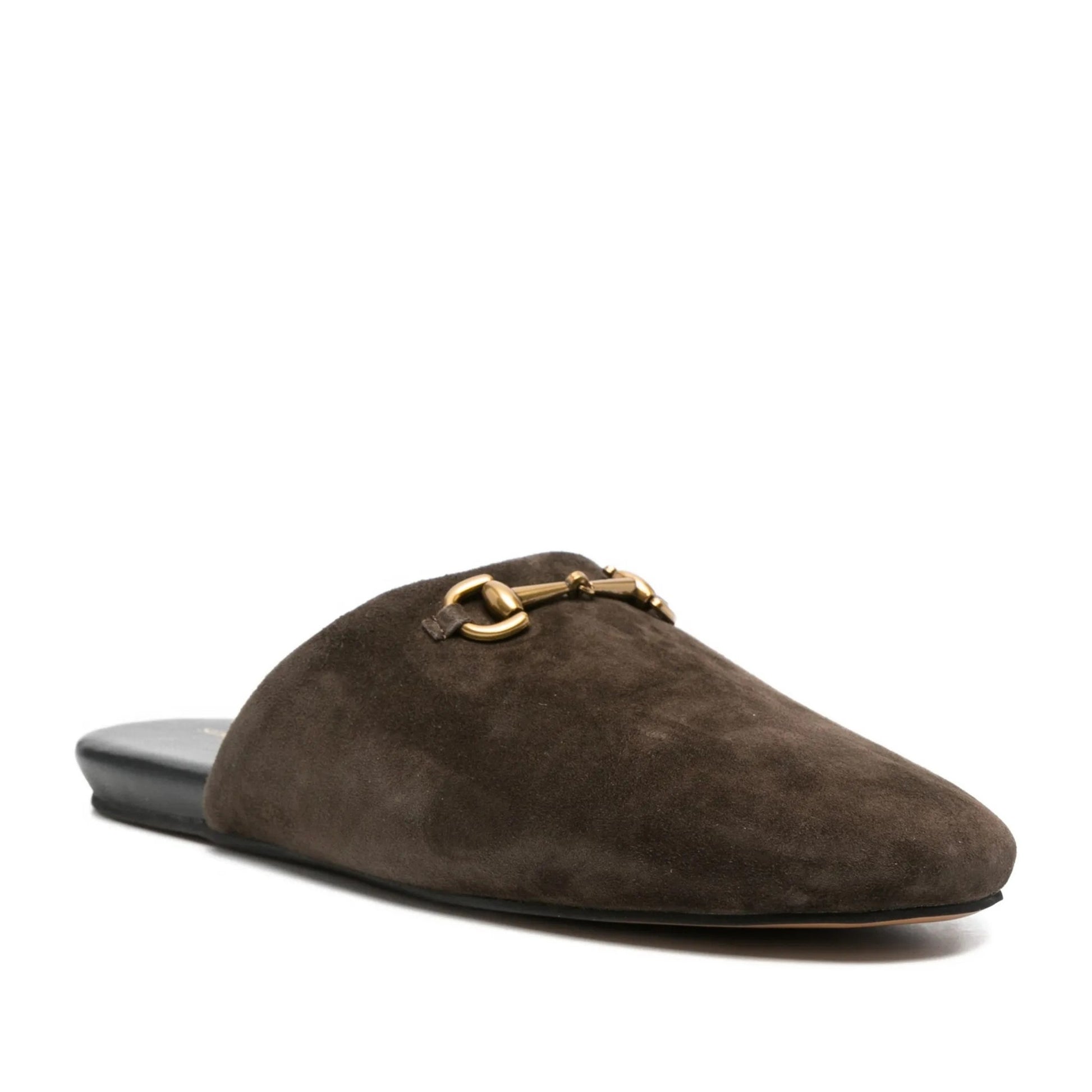 Women's Brown Mule Slippers