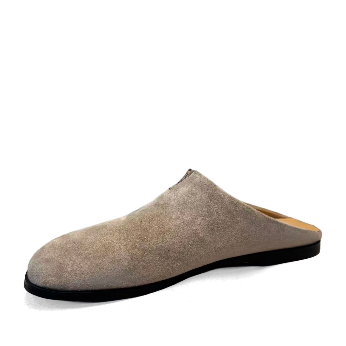Women's Beige Mule Slippers