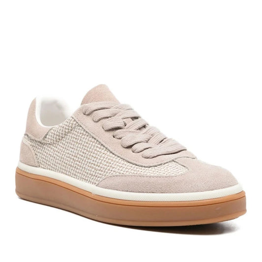 Women's Beige Wedge Fashion Sneakers