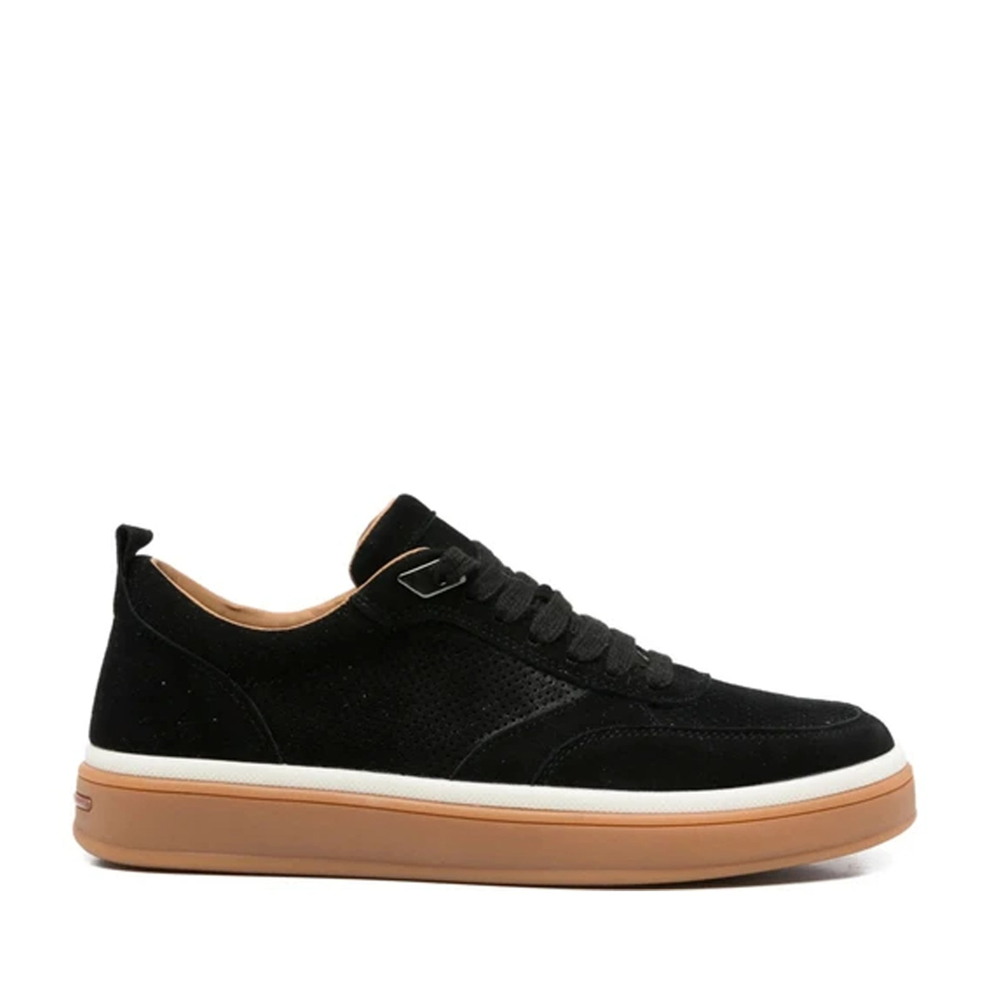 Women's Black Wedge Fashion Sneakers
