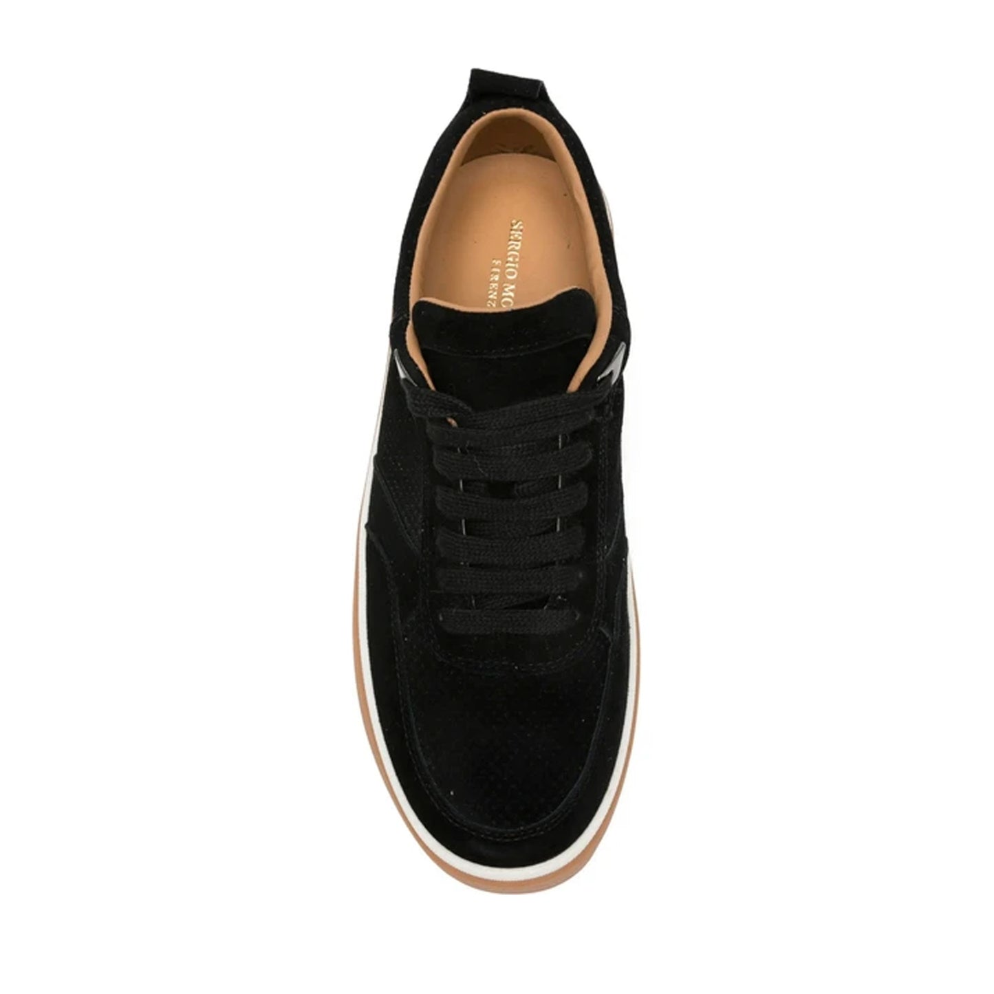 Women's Black Wedge Fashion Sneakers