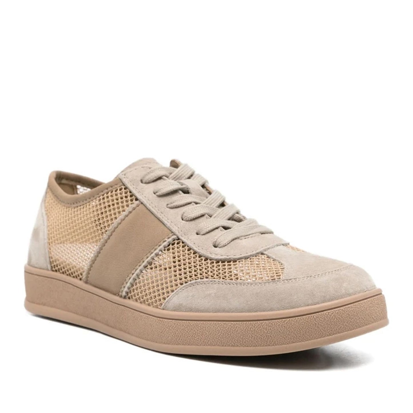 Women's Beige Wedge Fashion Sneakers