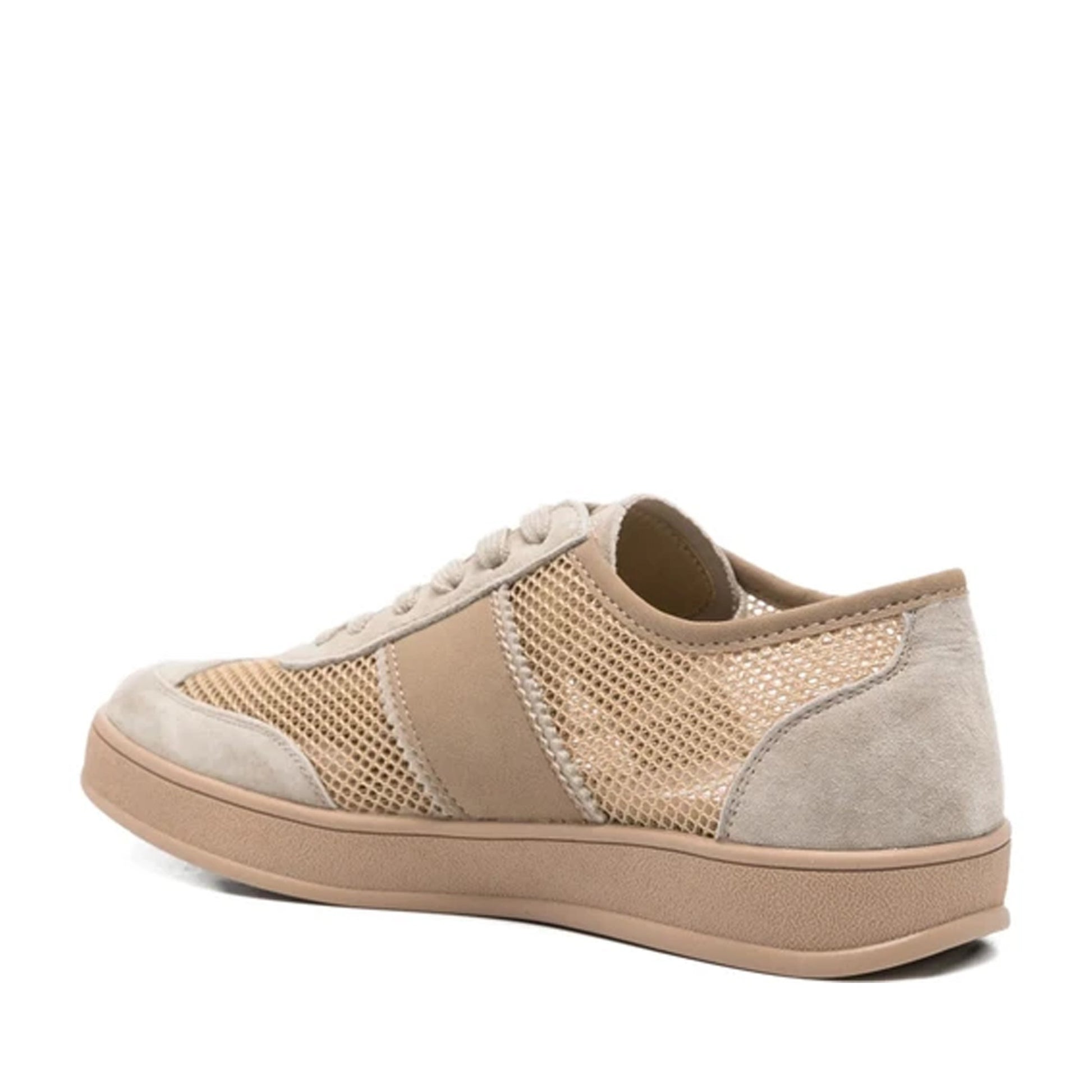 Women's Beige Wedge Fashion Sneakers