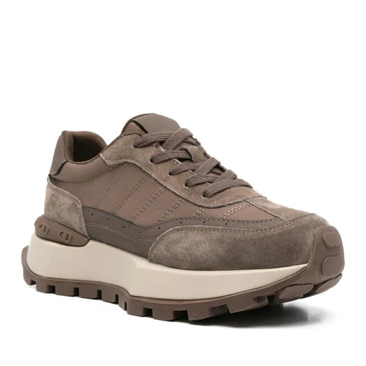 Women's Brown Wedge Fashion Sneakers