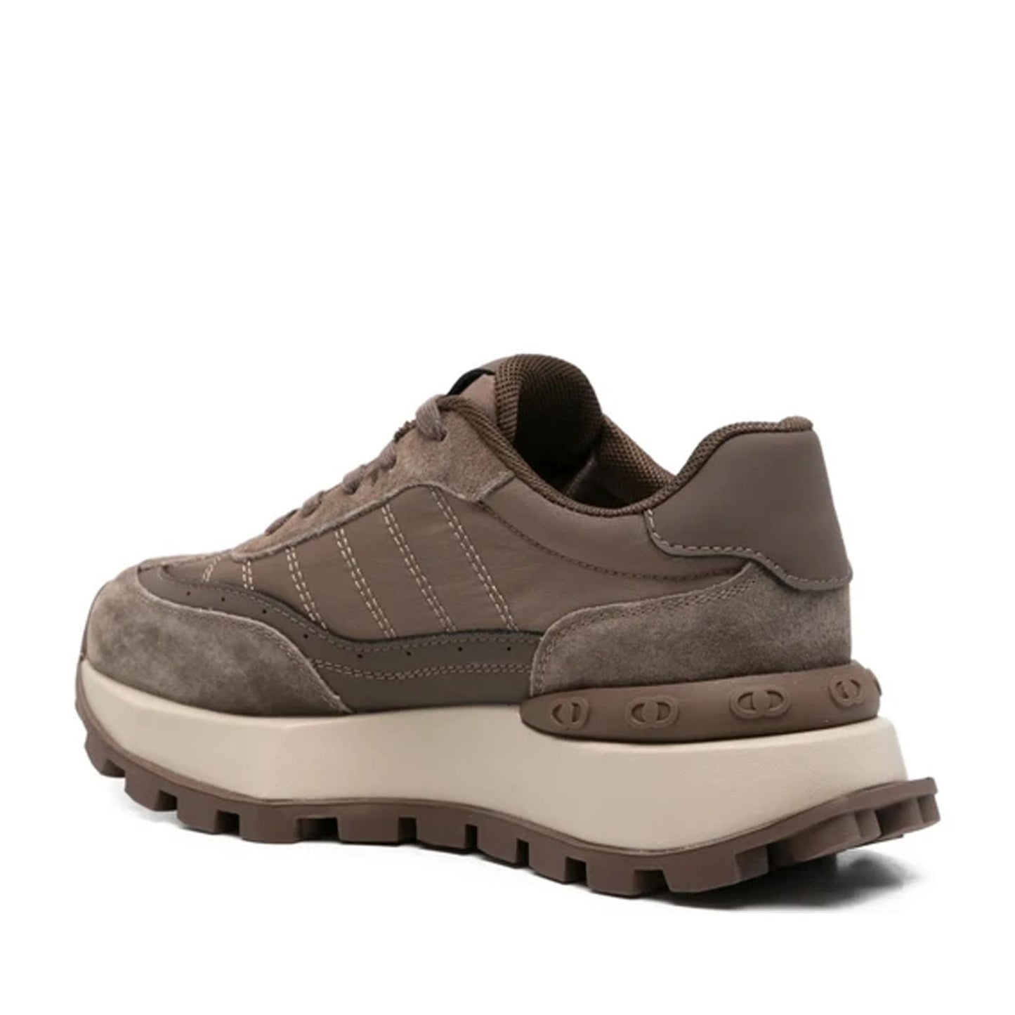 Women's Brown Wedge Fashion Sneakers