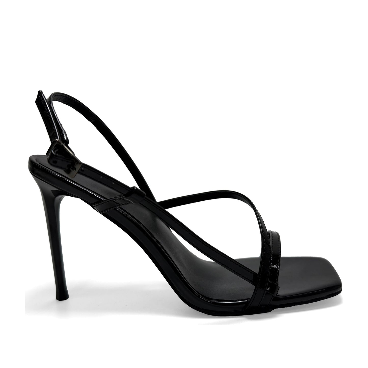 Women's Black Dress Open-Toe Sandals