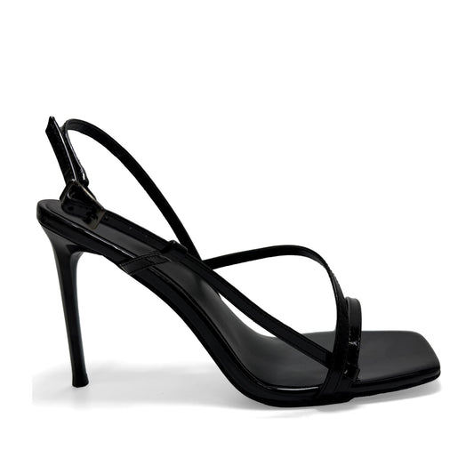Women's Black Dress Open-Toe Sandals