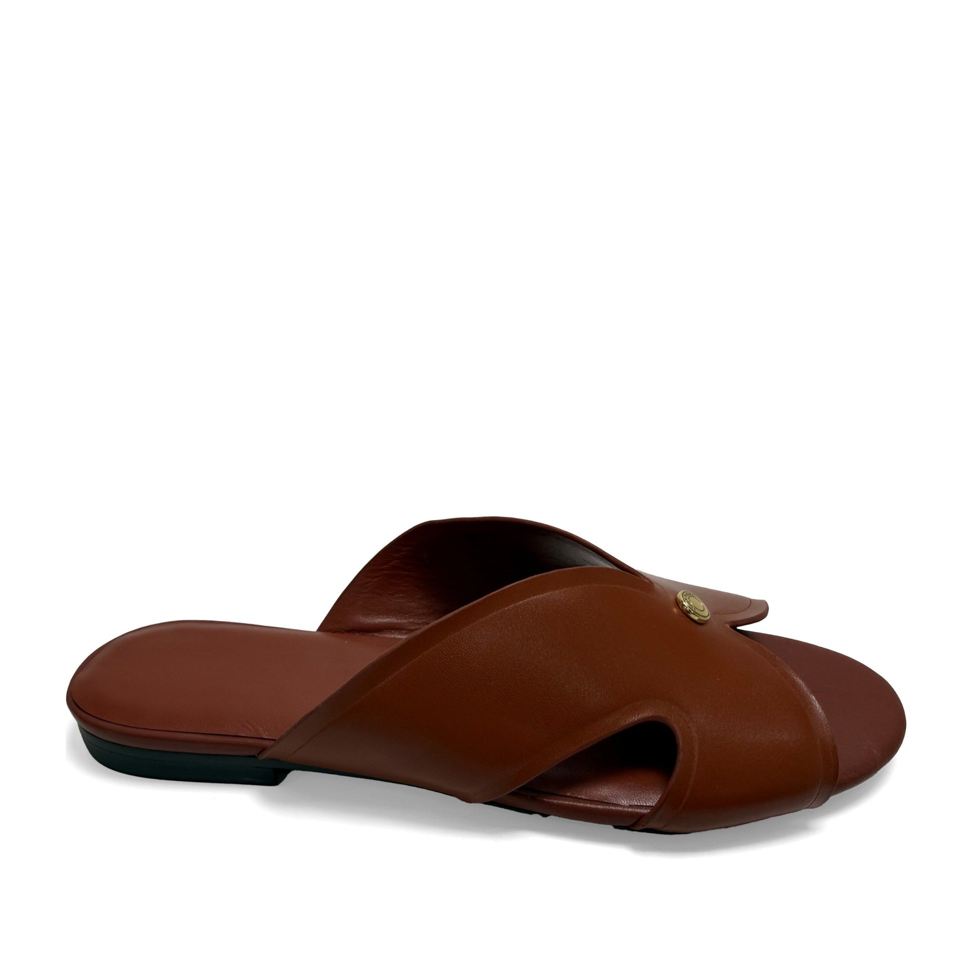 Women's Red Open-Toe Slippers