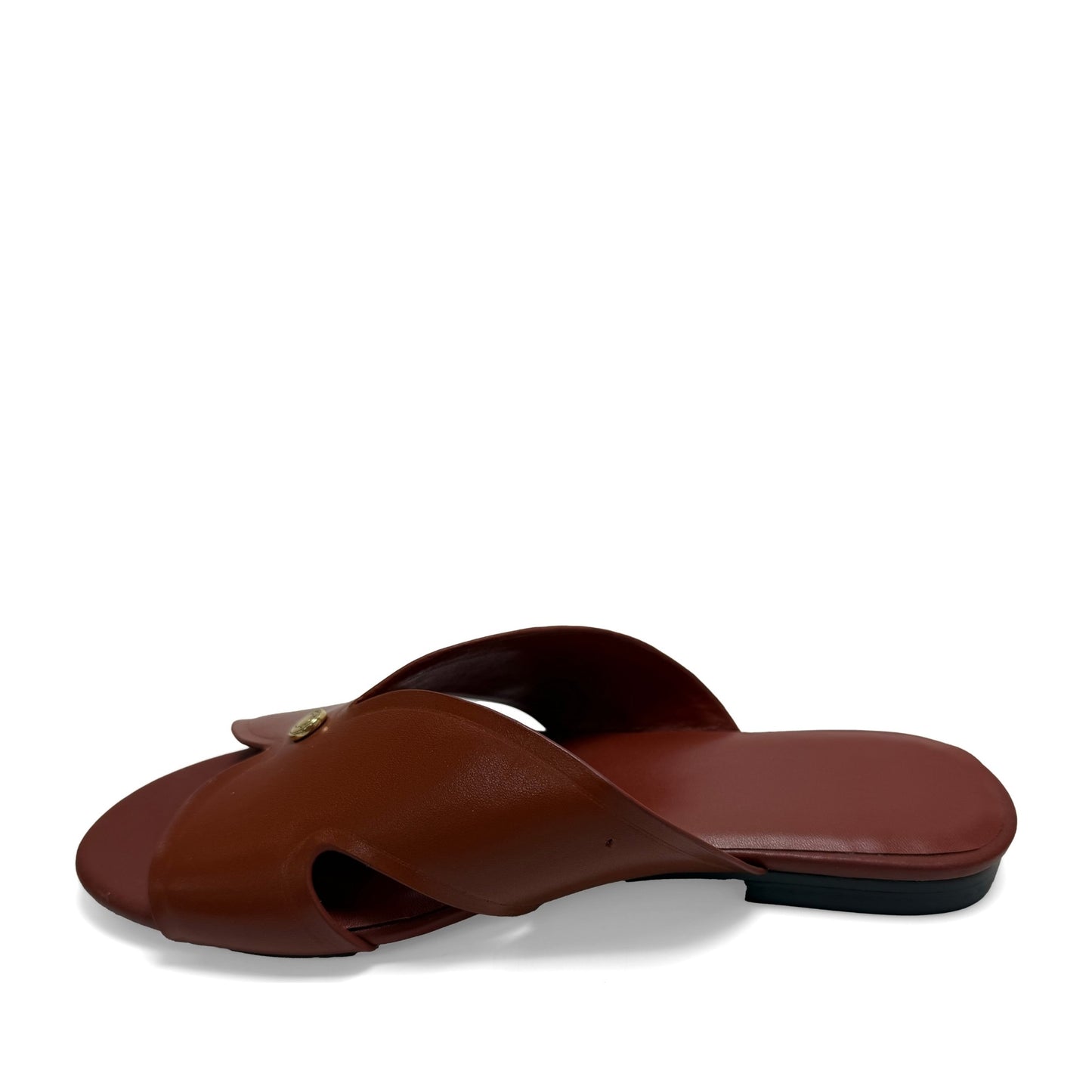 Women's Red Open-Toe Slippers