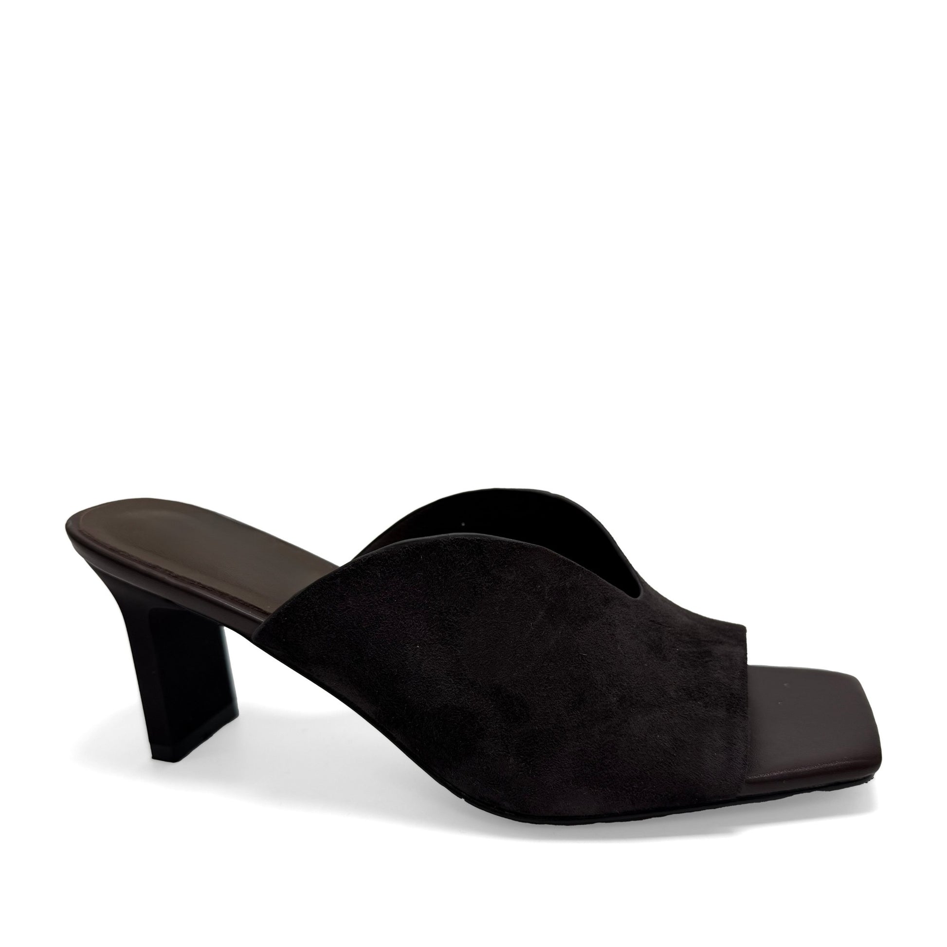 Women's Brown Dress Open-Toe Slippers