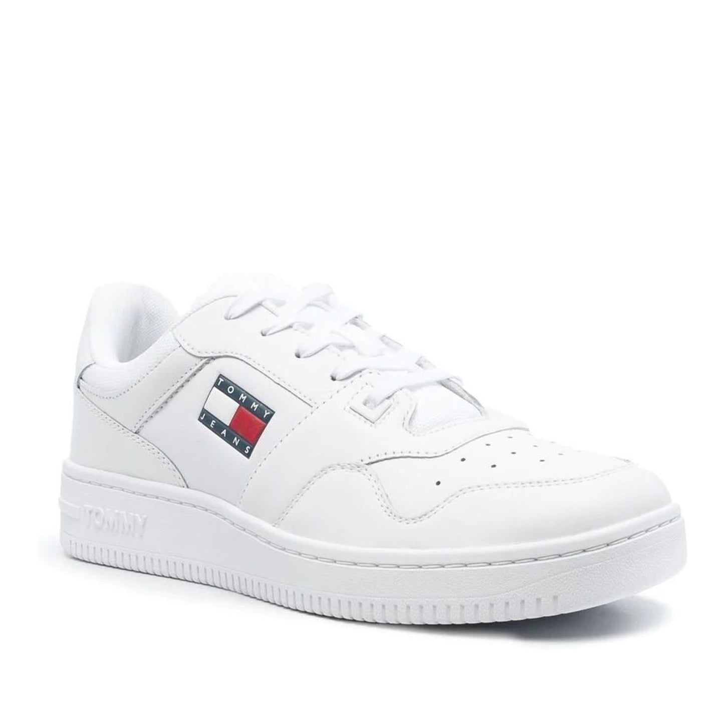 Retro Basket Men's White Athletic Sneakers