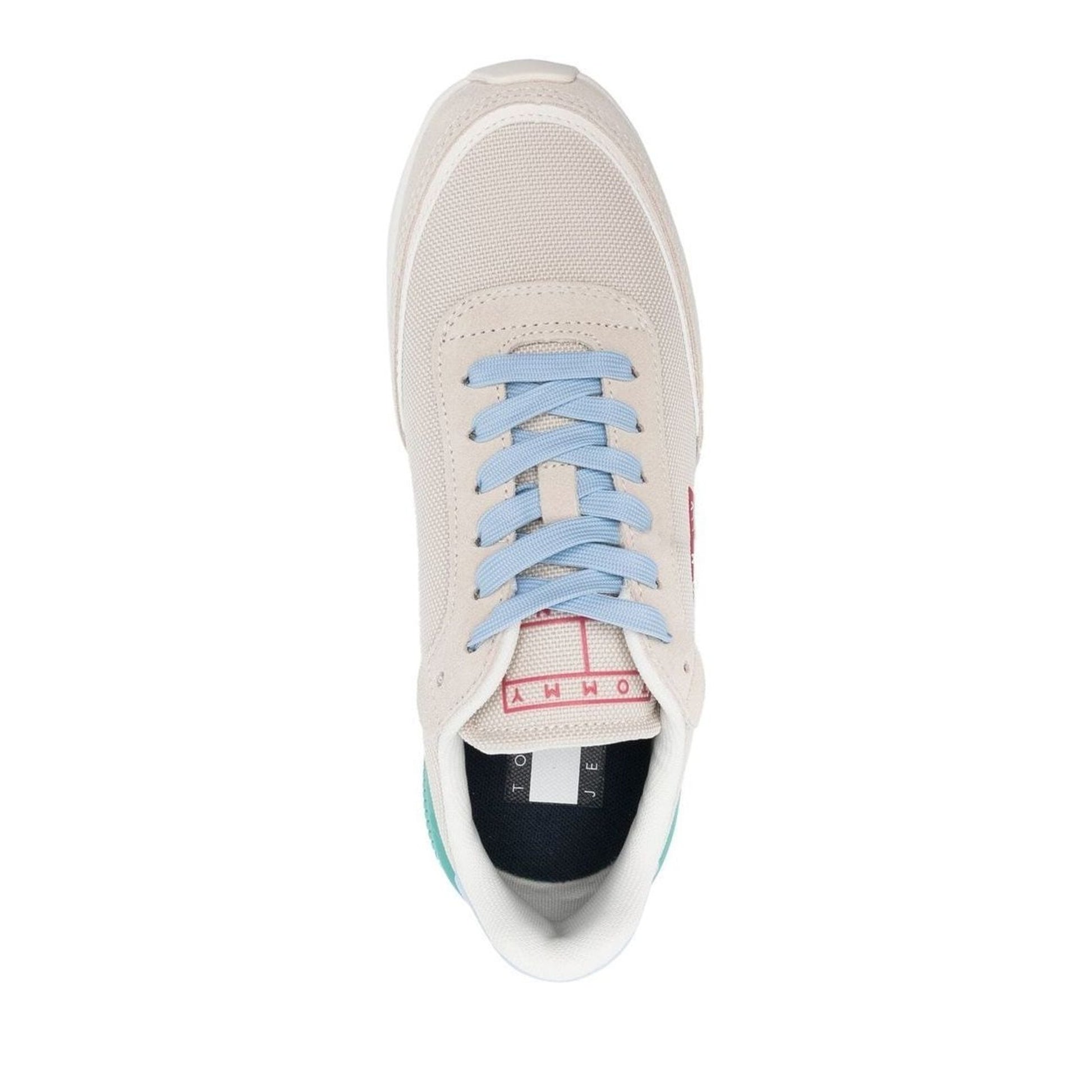Tech Runner Women's Beige Athletic Sneakers