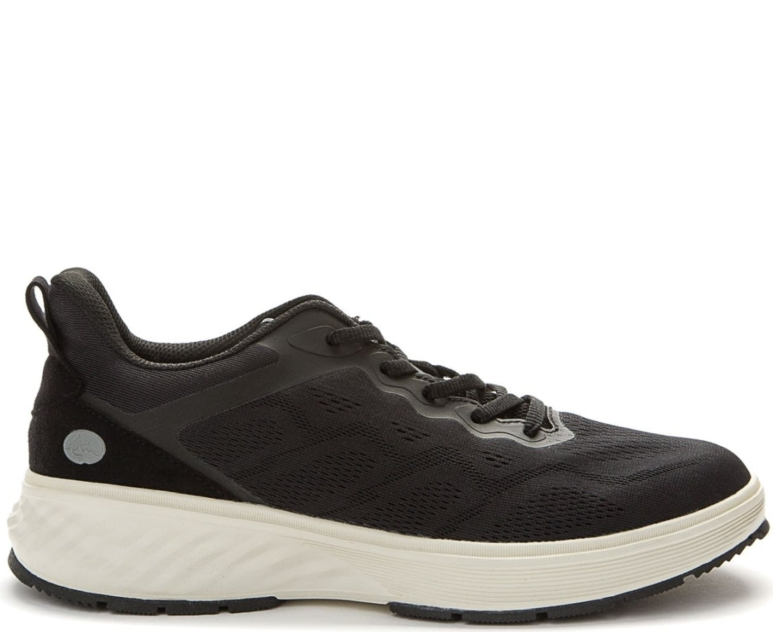 black casual closed sneakers
