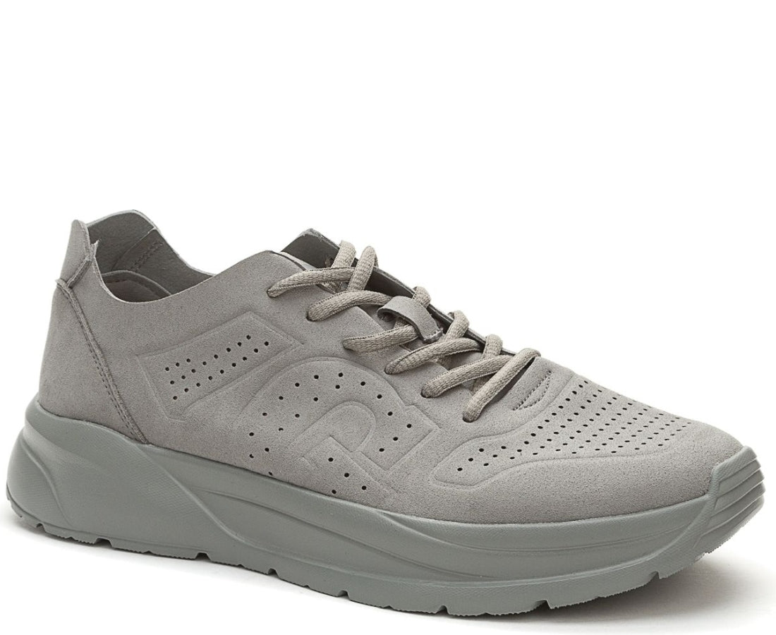 grey casual closed sneakers