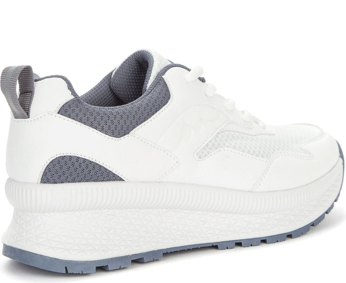 white casual closed sneakers