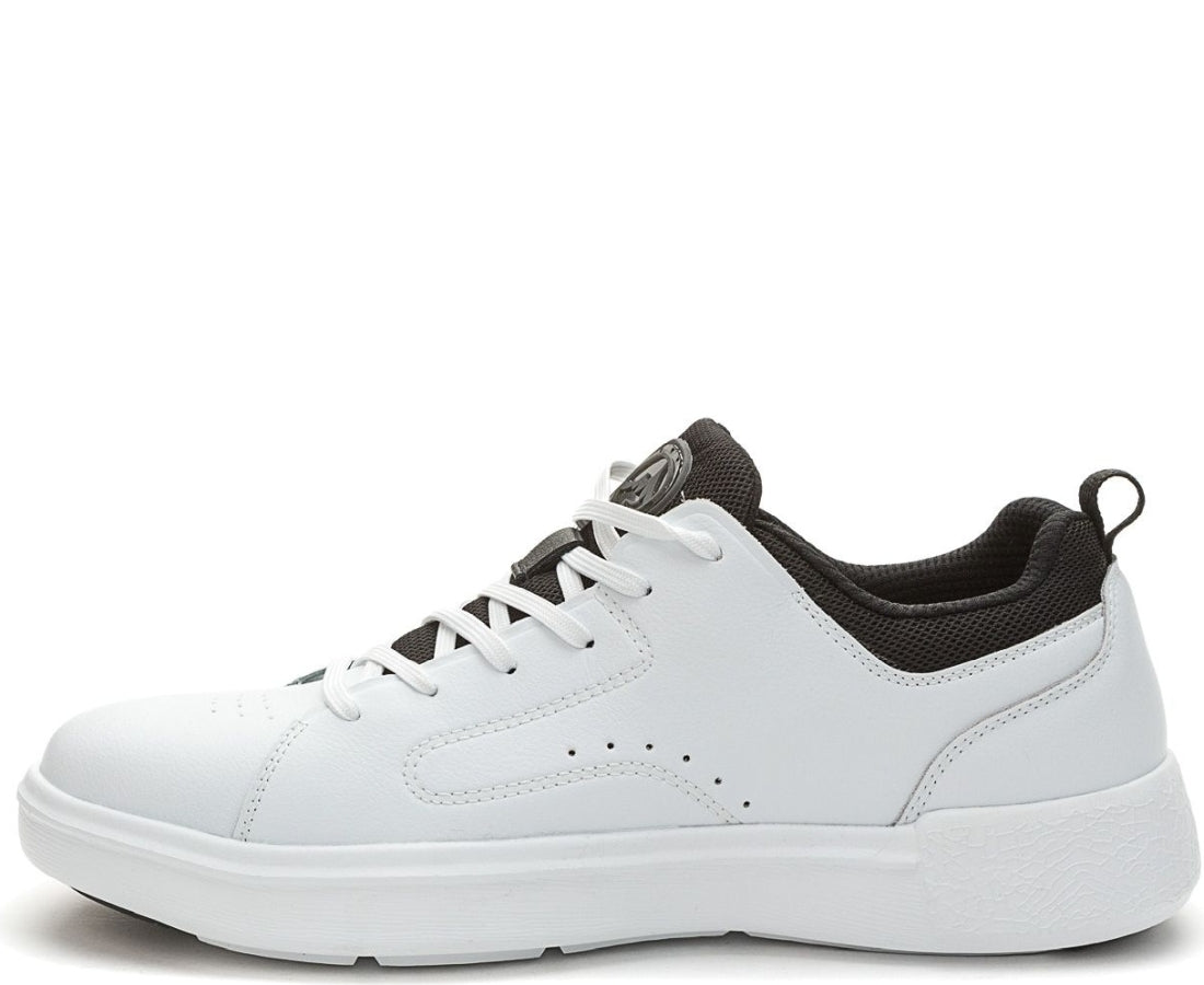white casual closed sneakers