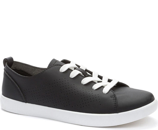 black casual closed sneakers
