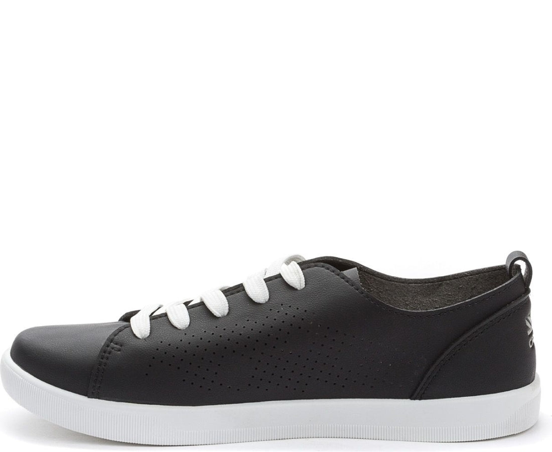 black casual closed sneakers