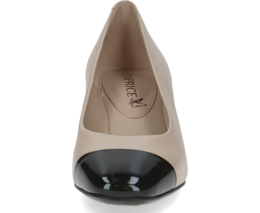 beige black elegant closed formal