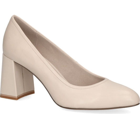 beige elegant closed formal