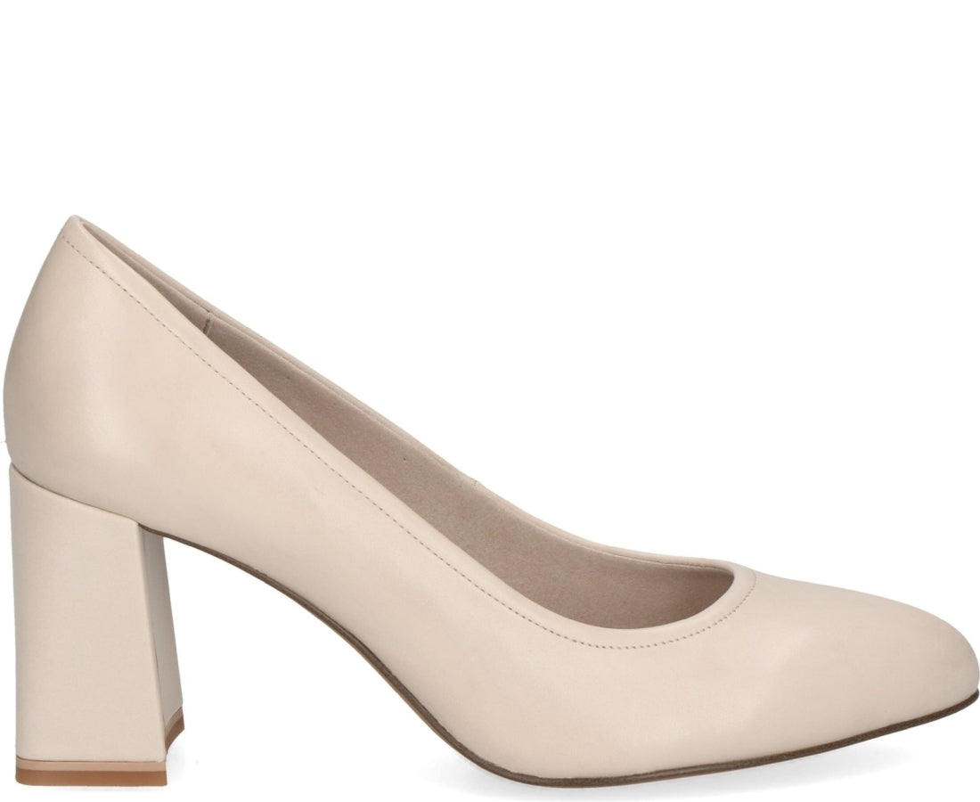 beige elegant closed formal