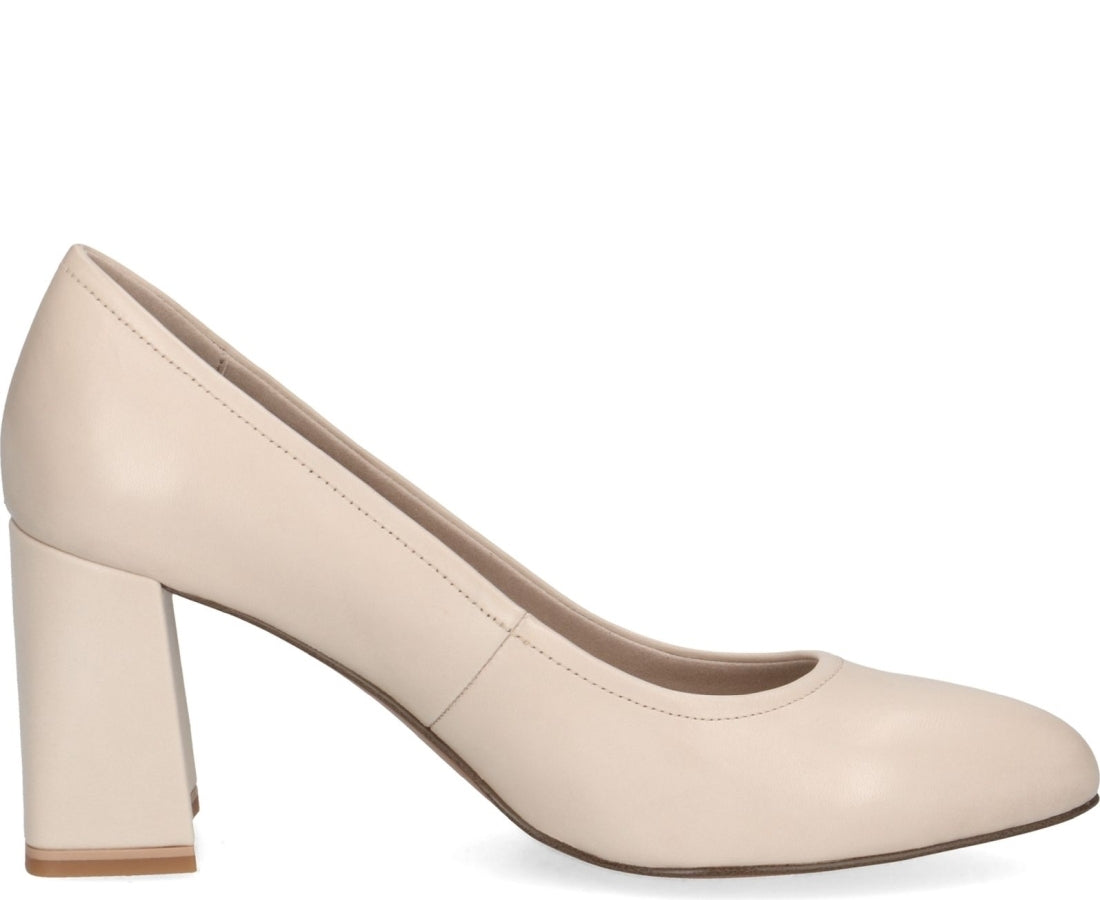 beige elegant closed formal