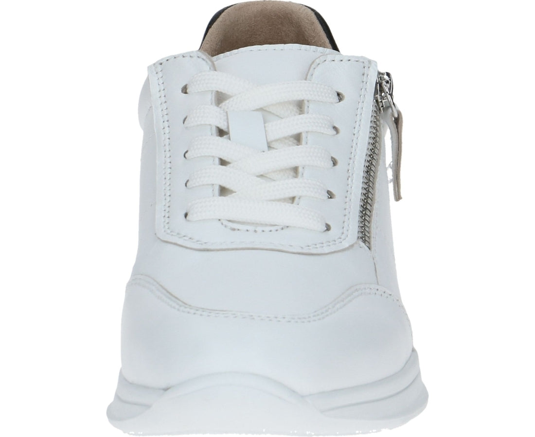 leisure trainers white black