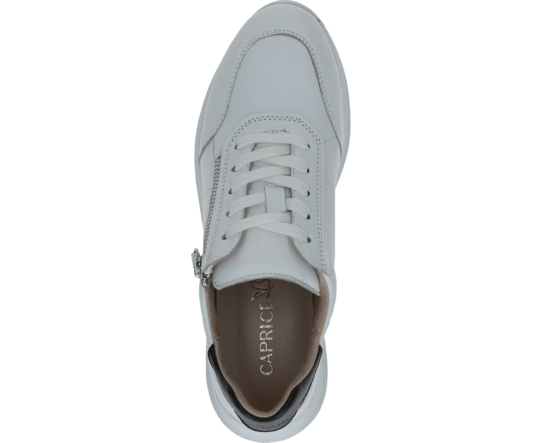 leisure trainers white black