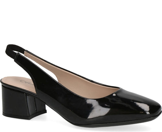 black elegant part-open formal