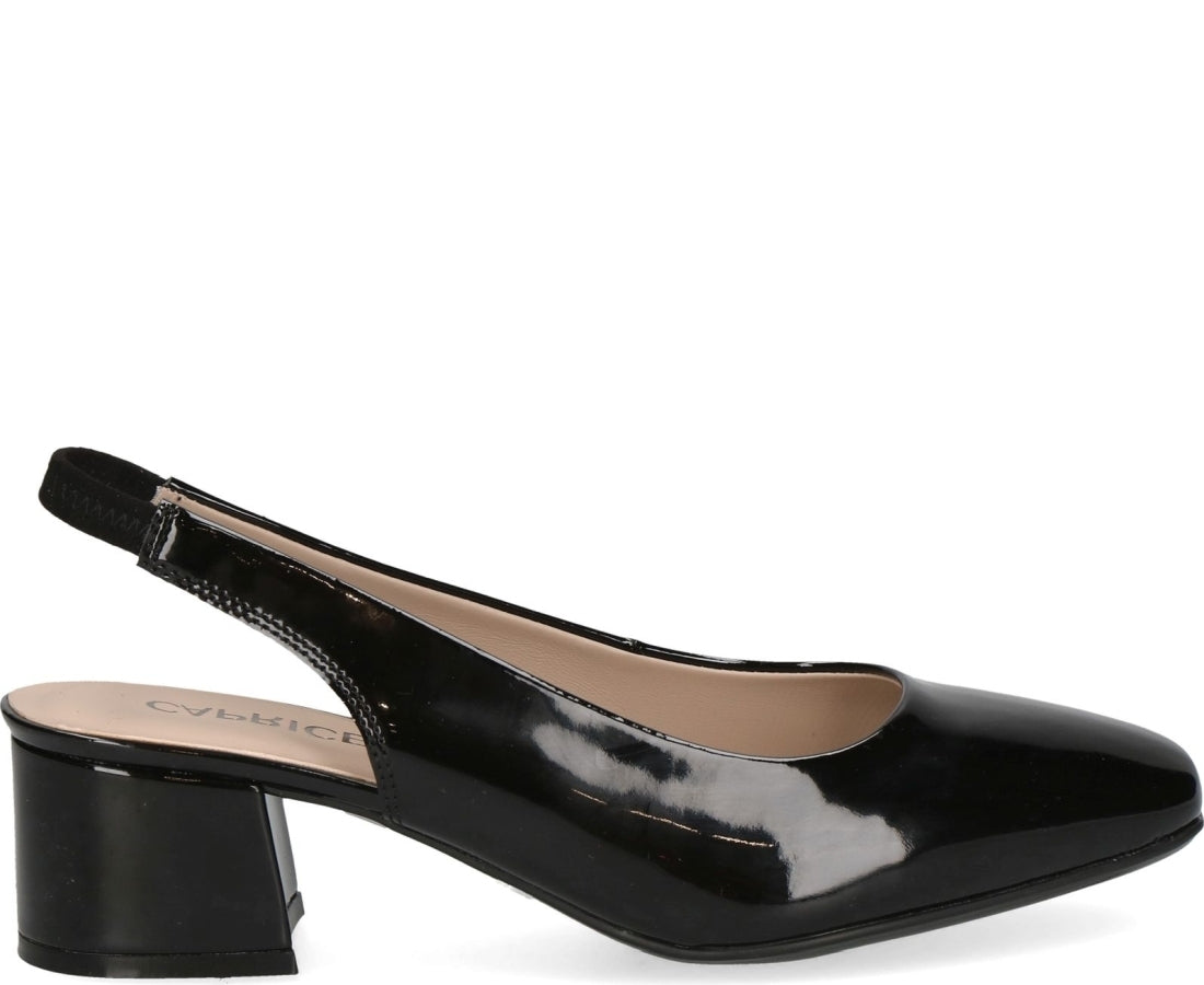 black elegant part-open formal