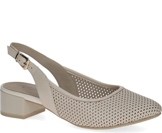 cream elegant part-open formal