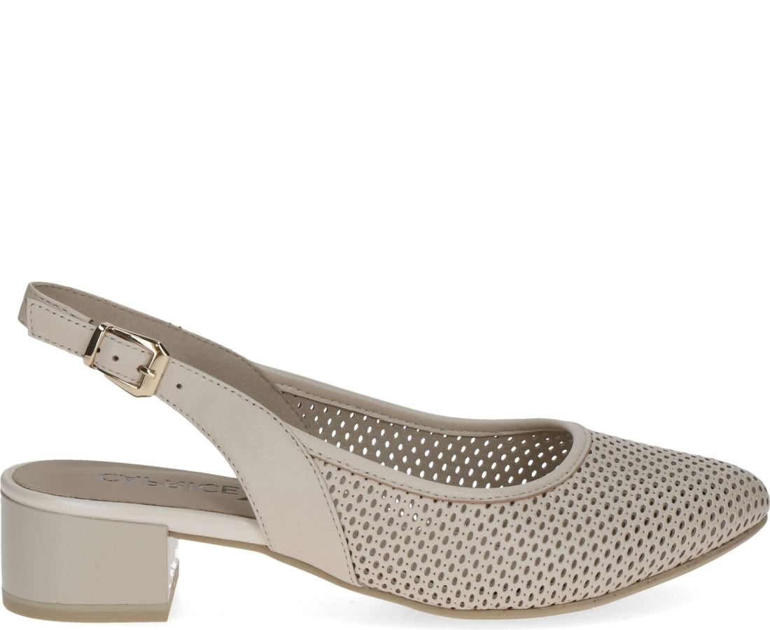 cream elegant part-open formal