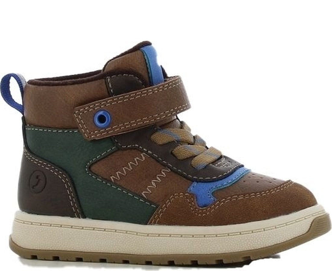 boys baby high sneakers natural green