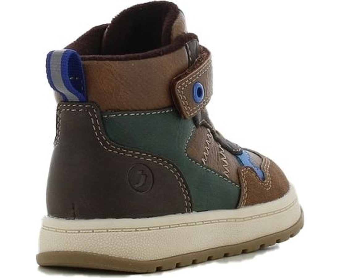 boys baby high sneakers natural green