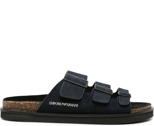 navy casual open sandal