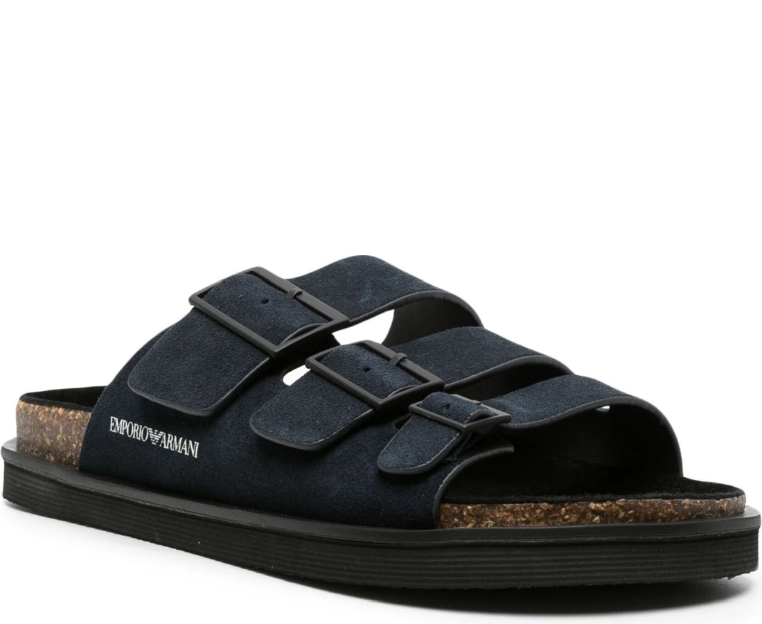 navy casual open sandal