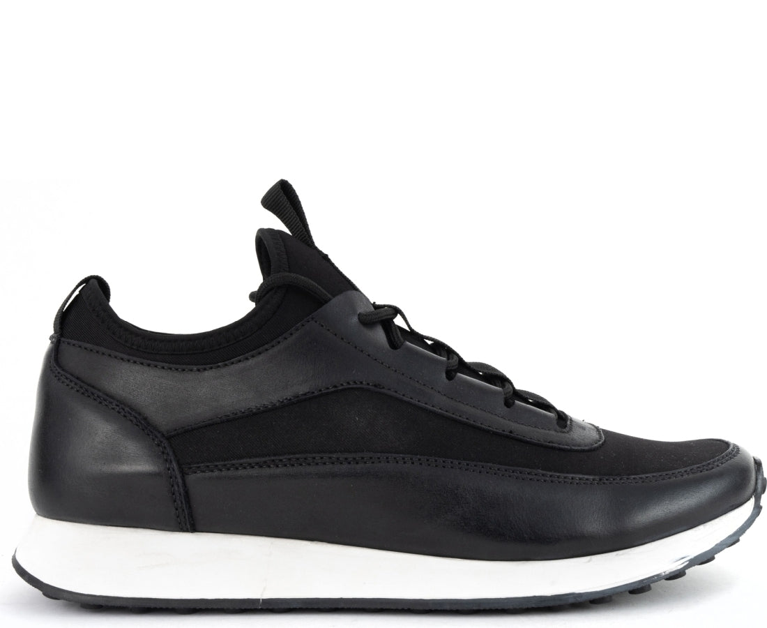 black casual sneakers